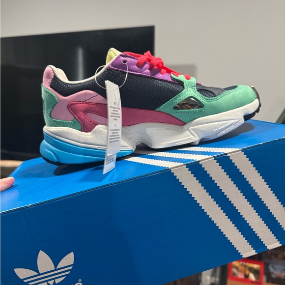 Adidas Falcon Multicolor Women 6.5 - Picture 4 of 5